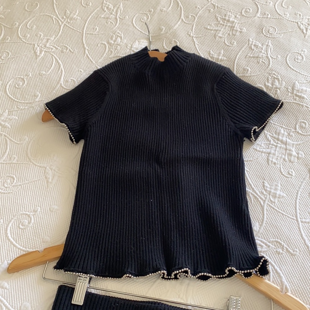 Zara Knit Blouse Top - Picture 9 of 9